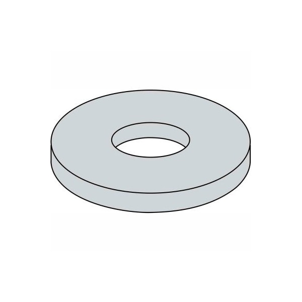 Brighton-Best Fender Washer - 1/4in x 1in x 0.05in - 304 Stainless Steel - Pkg of 100 - 392040 - main